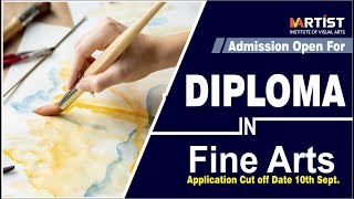 Admissions In Diploma In Fine Arts | 2020