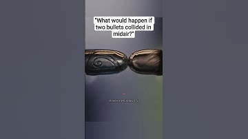 "What would happen if two bullets collided in midair?"#shorts