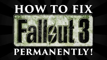 How to Fix Fallout 3 Freezing, Crashing, Visual + Radio Stutters, and Errors! (PERMANENTLY)