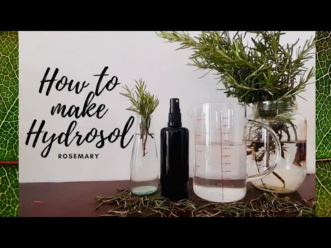 How to Make Hydrosol [Rosemary]