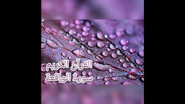 استمع للقرآن الكريم جزاك الله خيرا-سورة الواقعة|القرآن الكريم