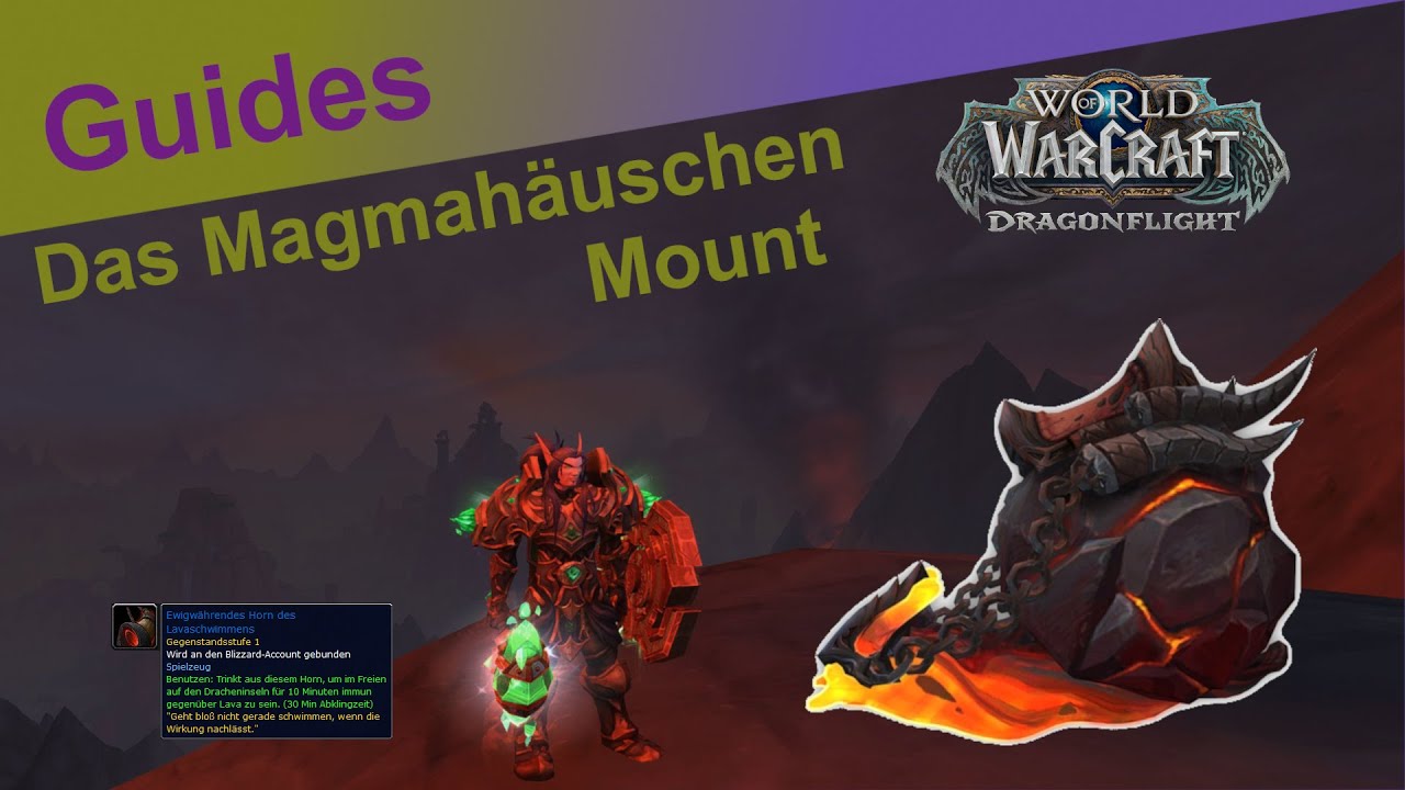 Das Geheimnisse um das Mount Magmahäuschen #wow #dragonflight #mount ...