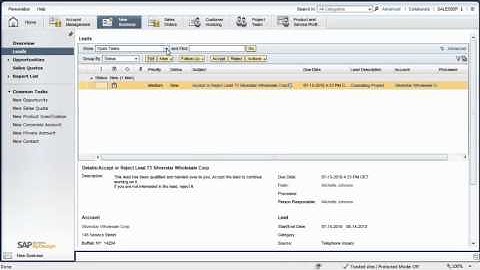SAP - Opportunity Management with SAP Business ByDesign Improving Sales Effectiveness.mp4