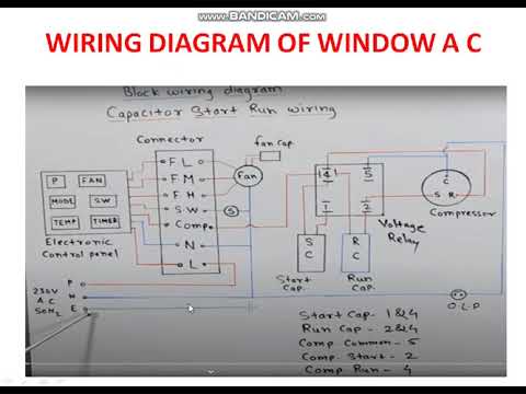 WIRING DIAGRAM OF WINDOW AC - YouTube