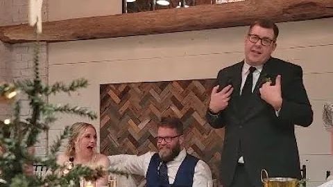 Funny Best Man Speech / Roast - Blake and Kristine...