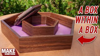 How to make a six sided box. Easy woodworking project