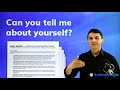 Business Analyst Interview Question • Tell Me About Yourself