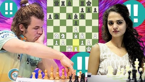 Chess game 32, Magnus Carlsen vs Tania Sachdev