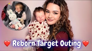 Taking My Reborn Doll to Target! Realistic Baby Doll Shopping Outing ❤️