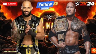 WWE 2K24 - Ricochet vs The Rock full Match