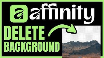 How To DELETE BACKGROUND In Affinity Designer (QUICK & EASY) 2025