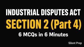 Wages Exclusions | Public Utility Service | Unfair Labour Practice | RRB SWI MCQ | Part 4