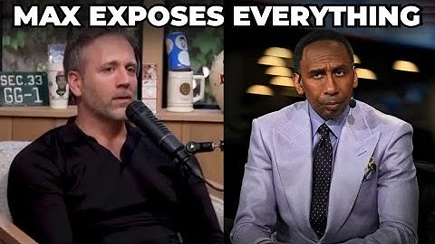 Max Kellerman FINALLY Breaks His Silence On Stephen A Smith & First Take