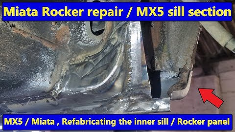 MX5 / Miata Mk1 rear sill section : inner