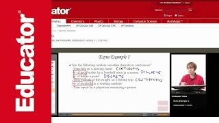 Statistics: Random Variables (Discrete or Continuous)
