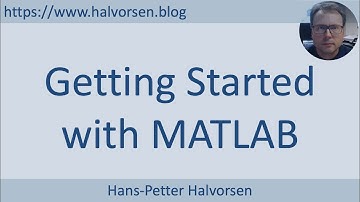 Getting Started with MATLAB