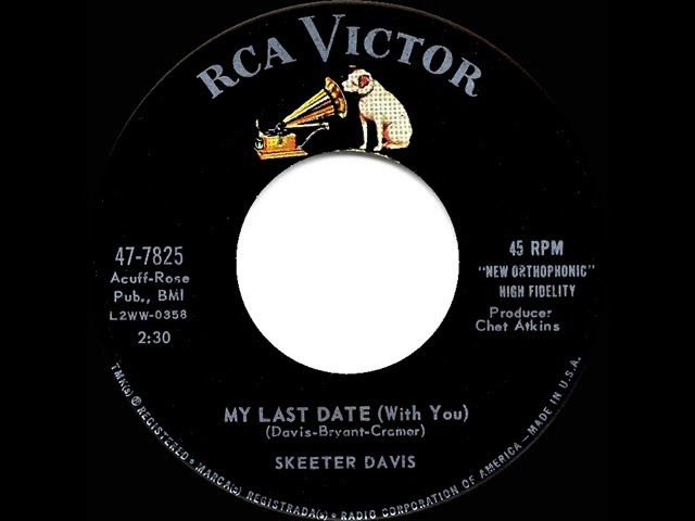 1961 HITS ARCHIVE: My Last Date (With You) - Skeeter Davis class=