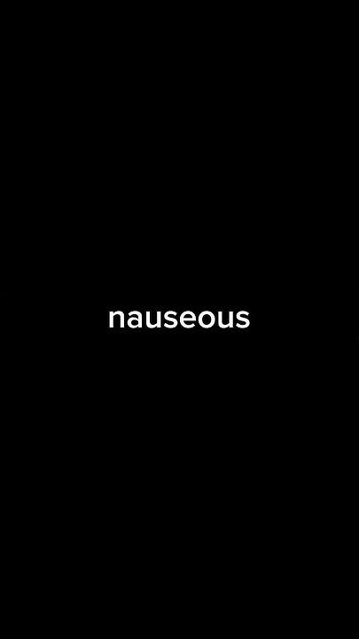 how-to-say-nauseous-shorts-youtube