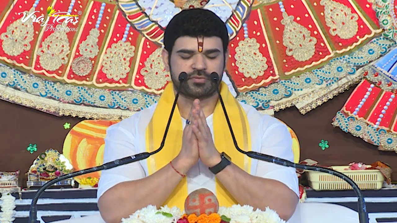 पूज्य आचार्य श्री गौरव कृष्ण गोस्वामी जी के श्रीमुख से श्रीमद्भागवत कथा 2018, दिलशाद गार्डन, DAY 4