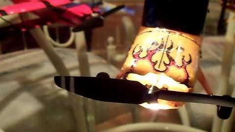 HobbyZone Champ.  Modifications. with lights and more Power.