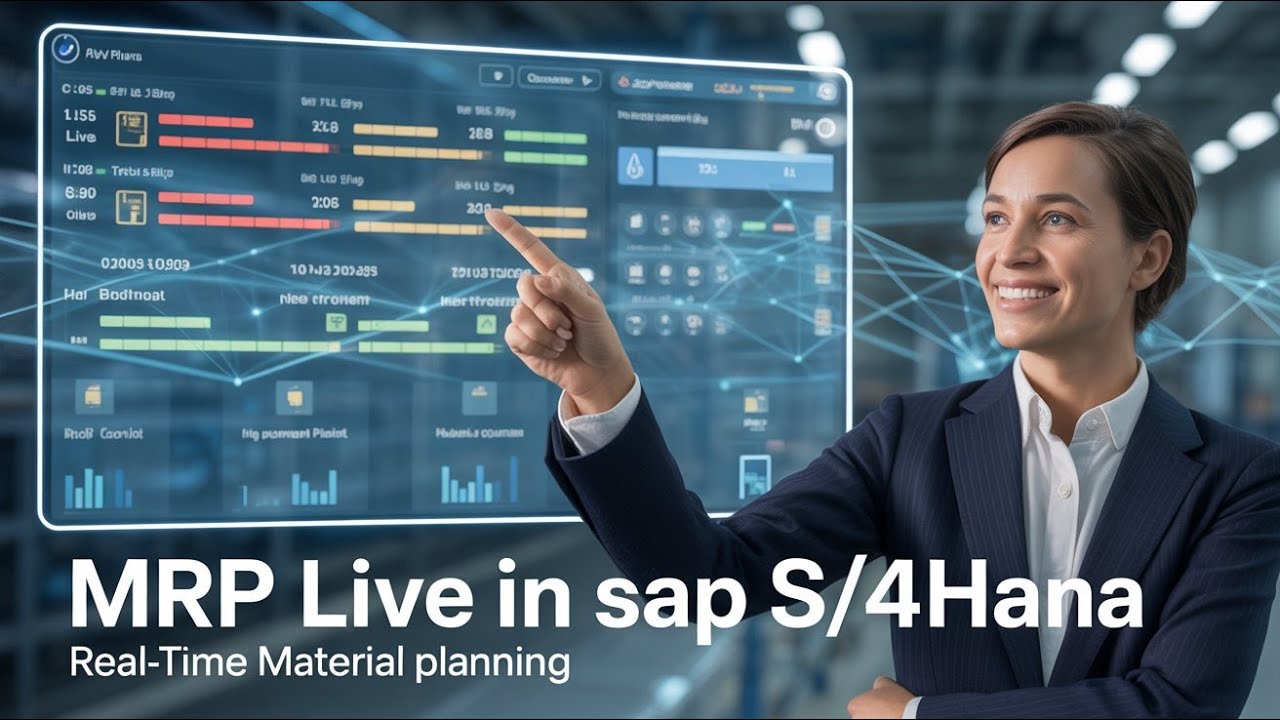SAP S4Hana Production Planning Outlining Material Requirements Planning ...