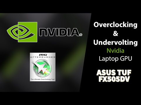 Overclocking And Undervolting NVidia Laptop GPU || NVidia RTX || MSI || ASUS