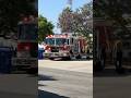 Santa monica fire department Crash tender engine 6 and 4 and battalion 1 training at Station 5 #smfd