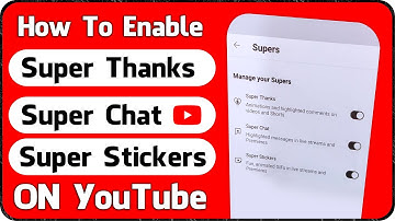 How To Enable Super Chat Super Stickers And Super Thanks On Youtube | how to enable super in youtube
