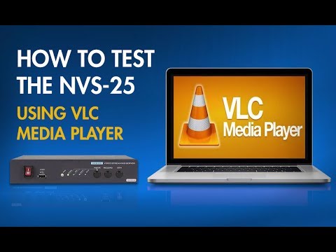 Datavideo NVS-25 Tutorial: How to Test the Stream with VLC Media Player