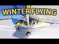 Winter Flying: Zenith STOL "SkyJeep" on snow skis