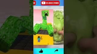 Steve vs  Mutant Creeper Run Challenge 4   Animated Comedy #minecraft #games #shorts