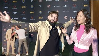 Mike Perry Reacts to Eddie Alvarez Body Shots in Face Off, Darren Till, Tony Ferguson Training