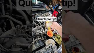 overfilled oil quick tip! #mechanic #oil #solution #smart