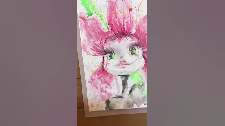 桃の花 Birth of "Peach Blossom" character painting - DayDayNews