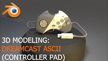 3D Modeling: Dreamcast ASCII Pad - Full Video