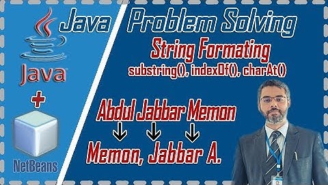 Java String Parsing Tutorial for beginners | Format and shuffle String using Java NetBeans