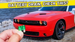 Why Battery Drain When Parked On Dodge Challenger
