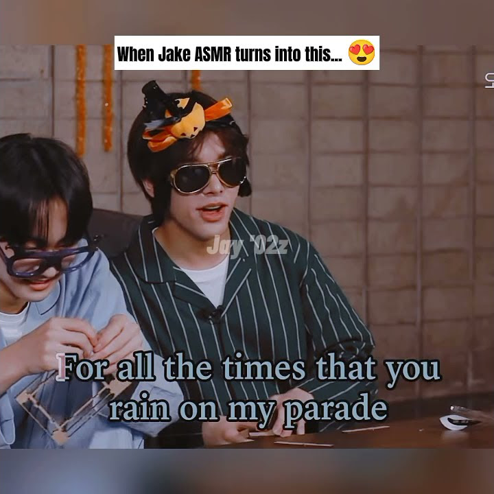 When Jake ASMR turns into this... 😍