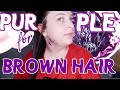 TOTAL FAIL: Overtone Purple for Brown Hair Coloring Conditioner
