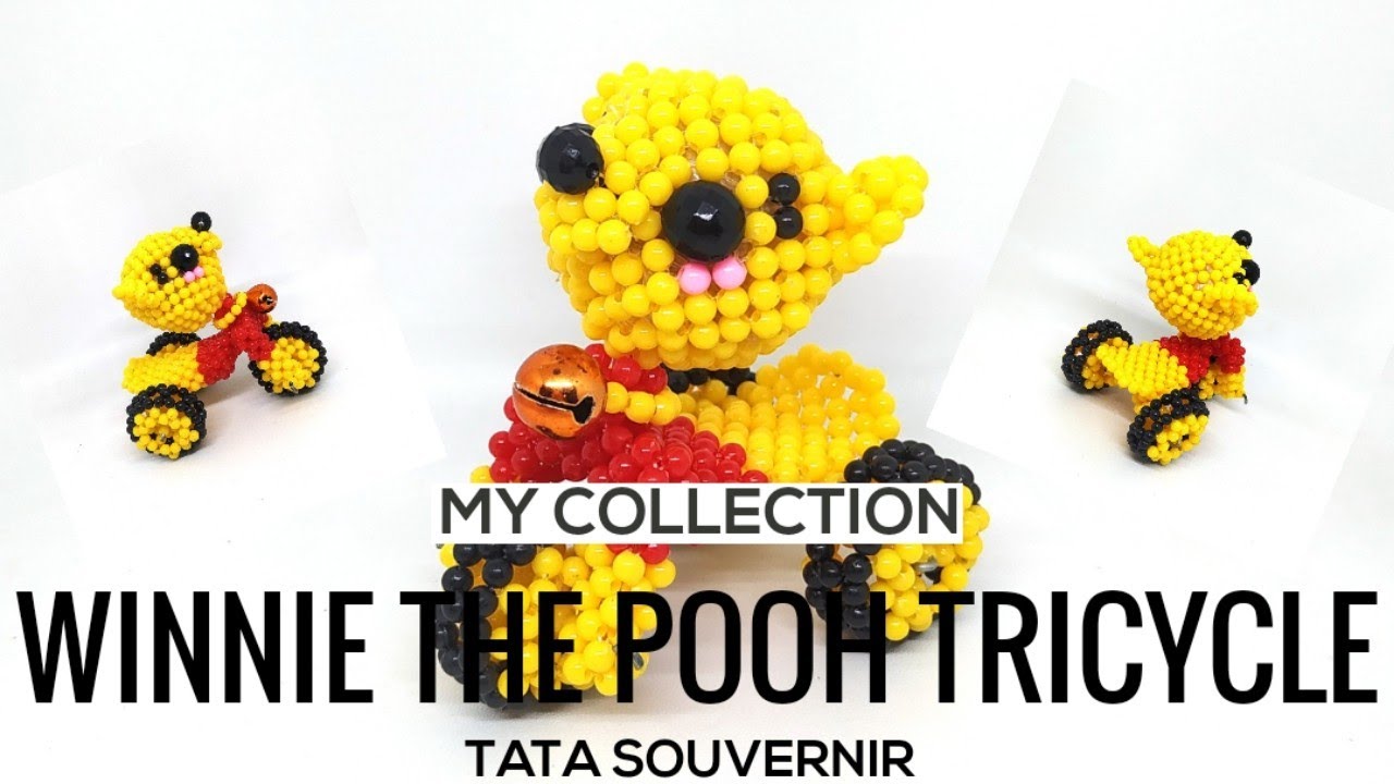 My Collection Winnie the Pooh Tricycle Kerajinan  Manik  