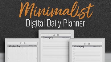 2025 Supernote Nomad Digital Planner Template - Fully Hyperlinked - 3 Daily Layouts