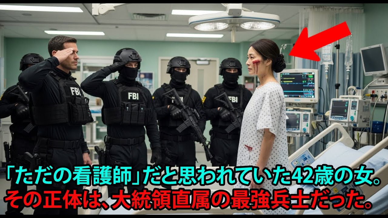 病院中が見下した42歳のナース。特殊部隊が彼女に「大尉」と敬礼した時、世界が震えた。