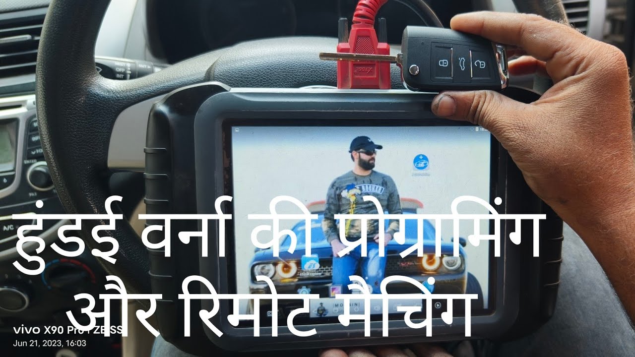 hyundai verna 2012 model key programing and remote matching munna maruti garage