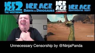Ice Age Sequels 2-4 & Christmas Special | Unnecessary Censorship | NinjaPanda | Reaction Video