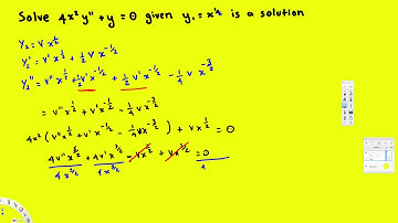 Reduction of order, characteristic equation with repeated root in Cauchy Euler Equation