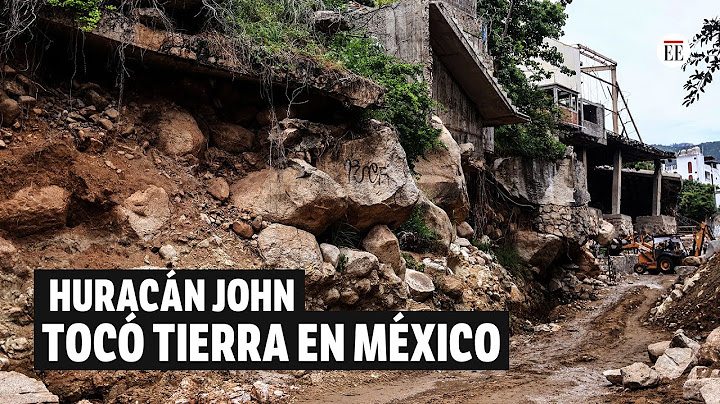 Huracán John golpea México: prevén daños en Guerrero y Oaxaca | El Espectador