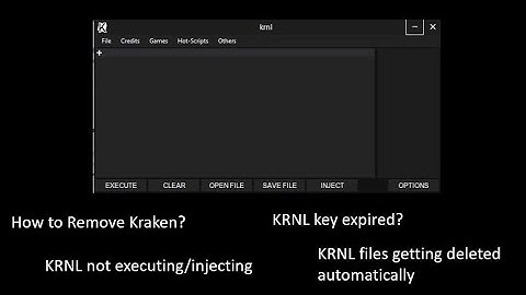 COMMON KRNL FIXES | Fix "Key Expired Issue", Remove Kraken, KRNL not injecting/execute + more