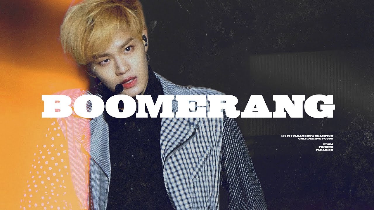 180404 울산 쇼챔피언 부메랑 Boomerang 대휘 focus (4K)