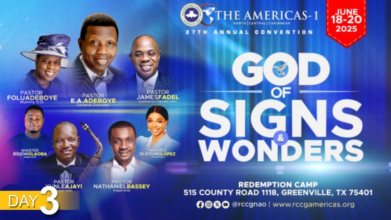 RCCG THE AMERICAS CONVENTION 2025 - HOLY GHOST SERVICE - YouTube