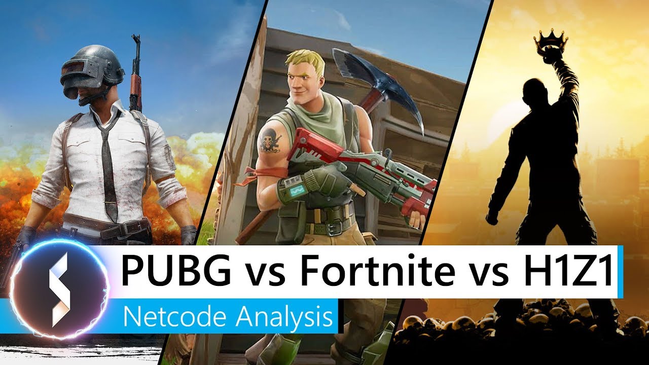 PUBG Vs Fortnite Vs H1Z1 Netcode Analysis YouTube